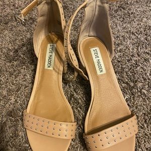 Steve Madden Studded Nude Heels